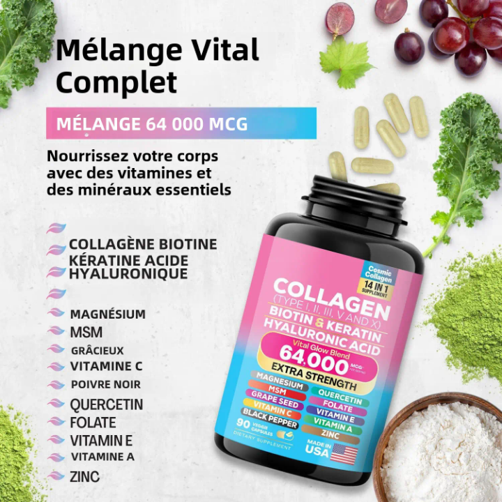 Collagène 14 en 1 pour une beauté naturelle