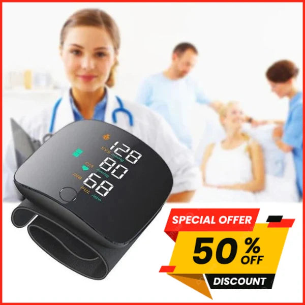 Tensiomètre Poignet Portable et Rechargeable Avec Écran LED : Précision Et Facilité D'utilisation/Sénégal
