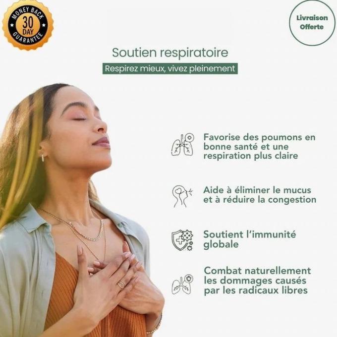 AMELIOREZ VOTRE RESPIRATION ET L'ETAT DE VOS POUMONS.