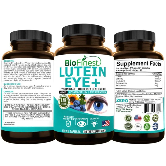 Lutein Eye + : Compliment des yeux