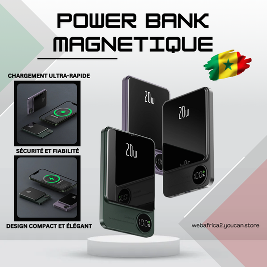 Power bank magnétique 10000 mAh ABIDJAN