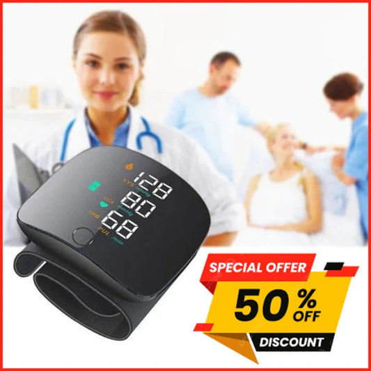 Tensiomètre Poignet Portable et Rechargeable Avec Écran LED : Précision Et Facilité D'utilisation/Sénégal
