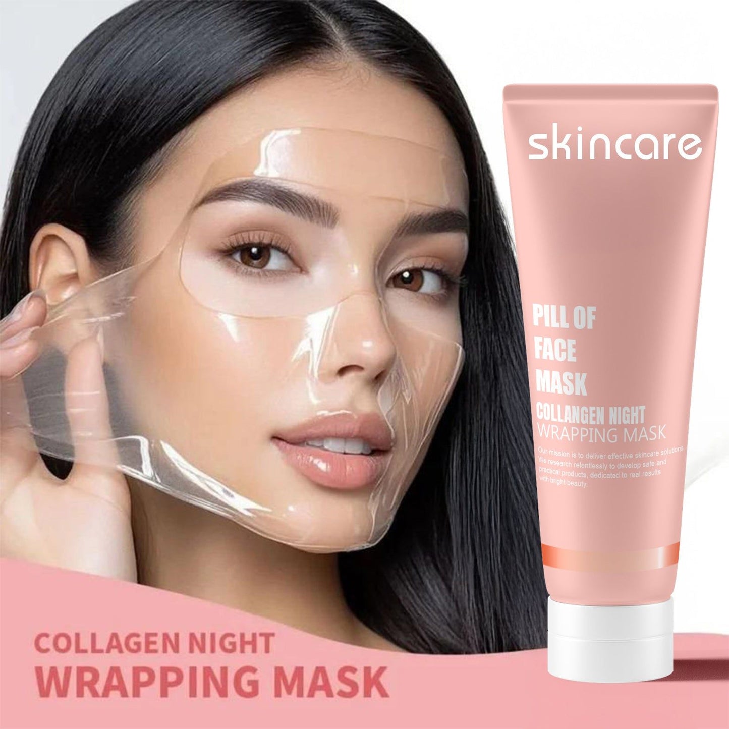 Masque Peel Off Enveloppant de Nuit au Collagène La beauté à un prix