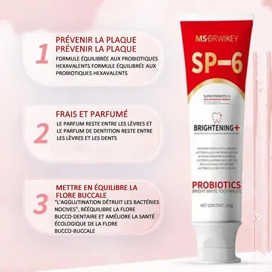 🔥Dentifrice SP-6 pour la gestion de la santé bucco-dentaire, haleine fraîche